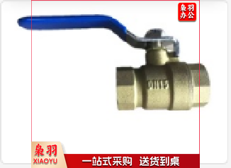 两片式双内丝铜球阀 DN25的活接球阀