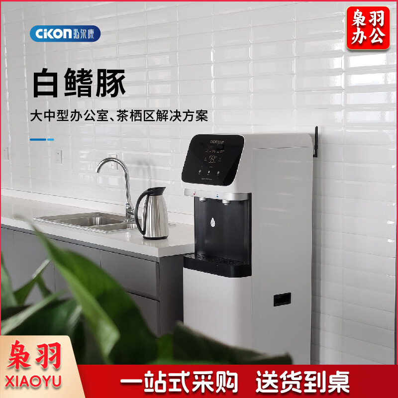 沁尔康 JSL-40R01 商用立式净饮机 紫外线杀菌 智能净水机管线机   白色 白暨豚 AJDXC