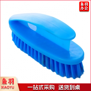 带柄塑料刷子 多功能刷 功能塑料软毛洗衣刷 强力清洁刷子 带把洗衣服的刷子   10个/盒