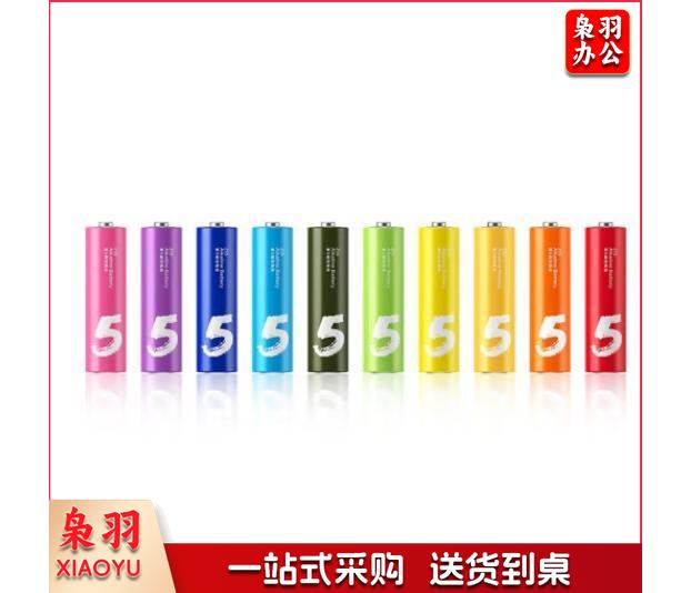 小米（MI）紫米彩虹5号电池多色碱性电池 10粒装