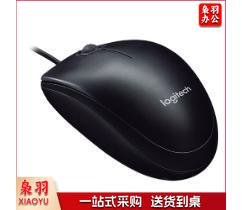 罗技（Logitech）M100r 鼠标 有线鼠标 大手鼠标 黑色