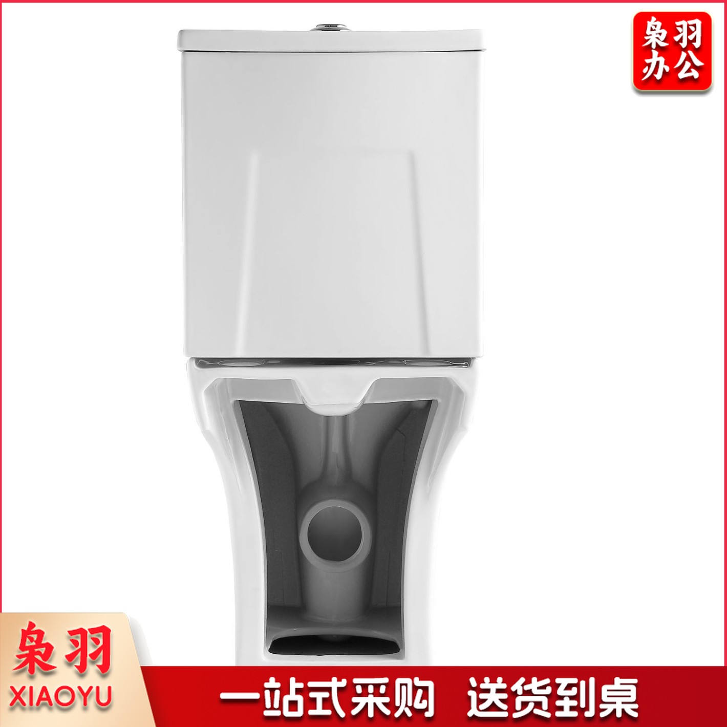 墙排地排大口径防溅家用陶瓷节水普通马桶墙排马桶（65*37*83cm）