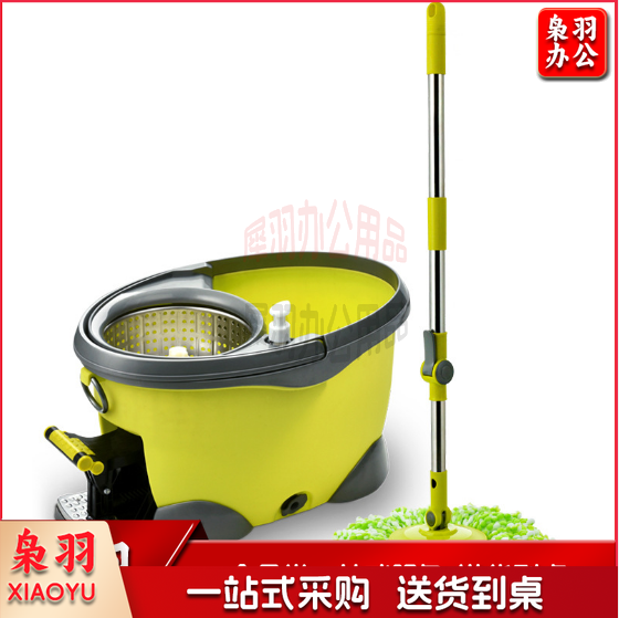 免手洗脚踏四驱旋转拖把套装-cpy5967
