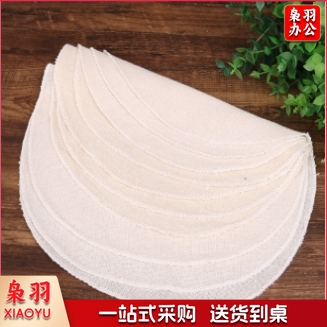 蒸笼布 家用馒头布 蒸馒头垫布笼布蒸布 不粘布屉布蒸纱布 36CM 5片装