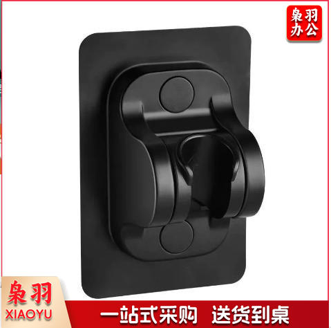 花洒喷头 淋浴喷头 淋浴配件 花洒配件 五档多功能大出水喷雾增压淋浴手持式花洒喷头磨砂黑色莲蓬头套装（厦门免打孔本黑色）