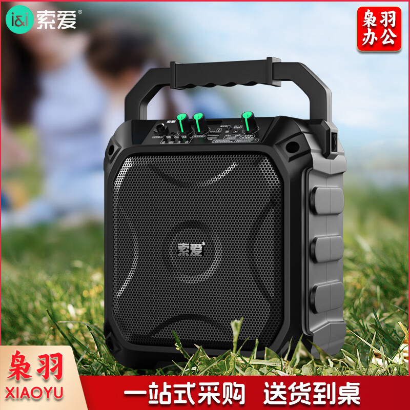 索爱（soaiy）F22无线蓝牙广场舞音响小型家用手提便携式地摊摆