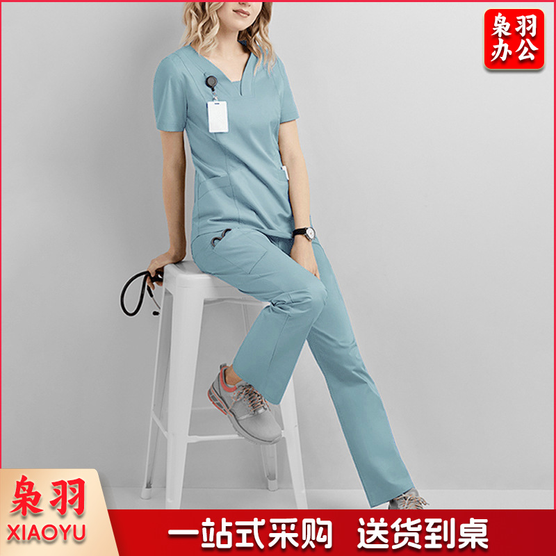 手术服套装医 生护士服美容院口腔医 院工作服洗手衣