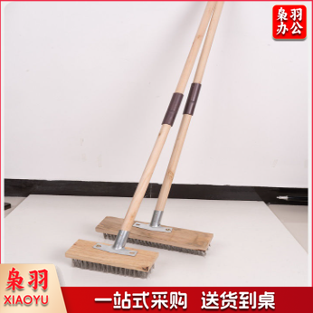 大号不锈钢丝地刷 清洁专用 30公分配1.2米杆子 Jd.6把起售 (偏远区域下单前请电话咨询) AJDXC