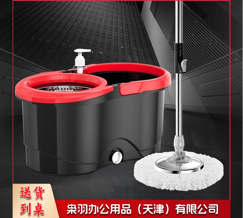 拖把杆旋转通用式免手洗地拖墩布桶   自动甩水家用拖地神器墩布桶