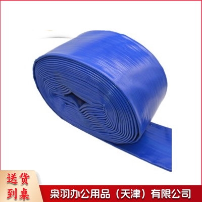 农用灌溉水带兰水管 蓝水 绿色 带涂塑管水泵防汛出水管 8寸*18M .
