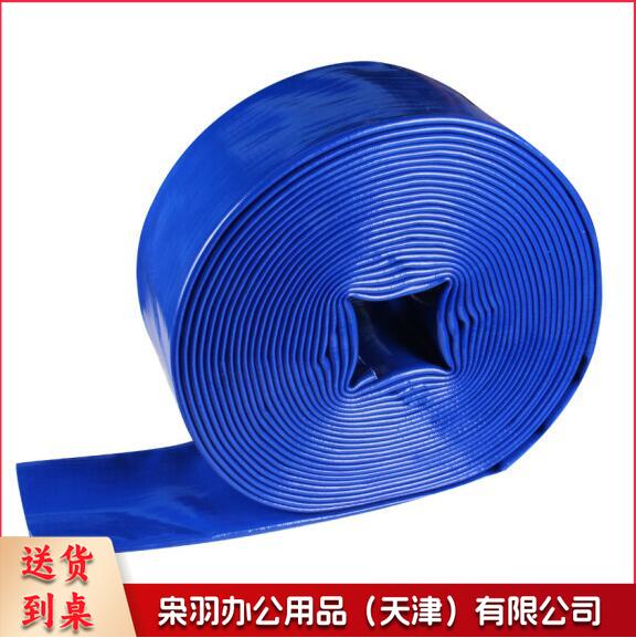 6寸兰水带 灌溉涂塑兰蓝水带20米/盘
