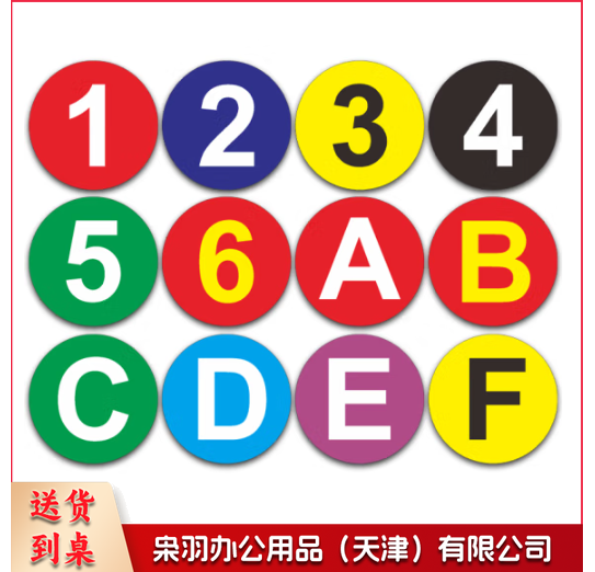 数字号码牌 10x10cm (定制款)