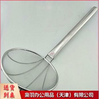 家用食堂用大漏勺 不锈钢油炒漏勺 28宽