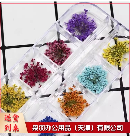 钻石滴胶12色干花包