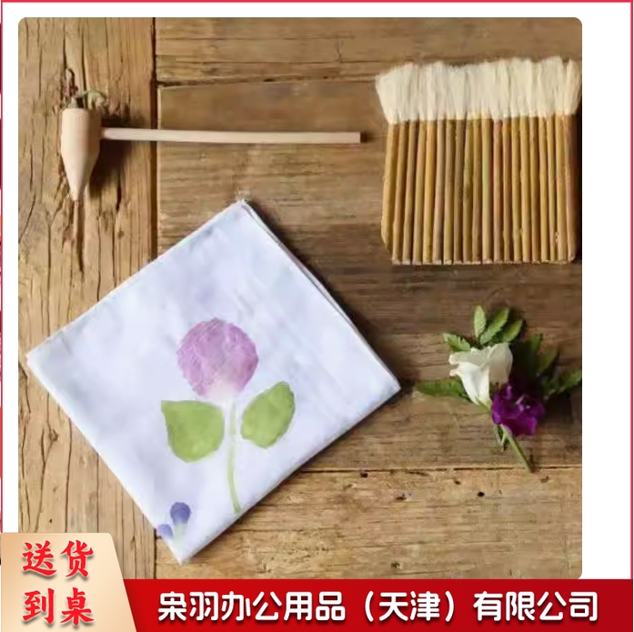 扎染蜡染小方巾草木染敲拓染幼儿园纯棉白布扎染方巾手工DIY布料