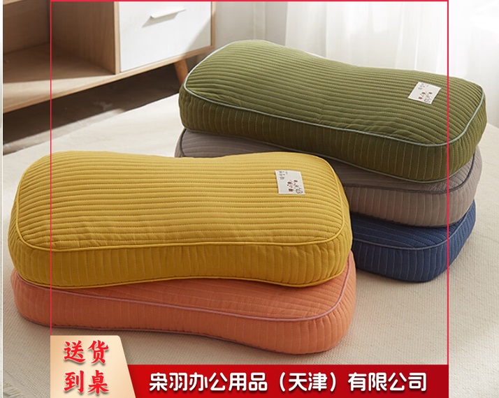 荞麦皮枕头枕芯 彩色单只装