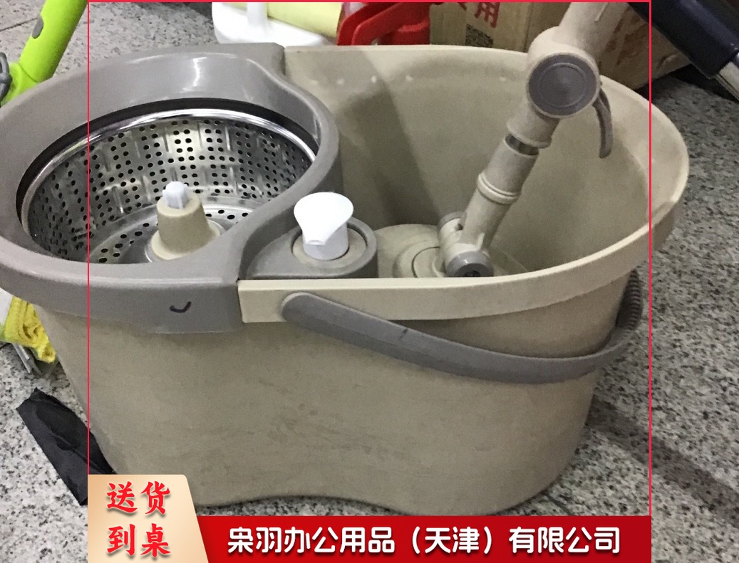 弹宝 旋转式 免手洗 拖把拖地墩布桶甩干桶液压墩布桶