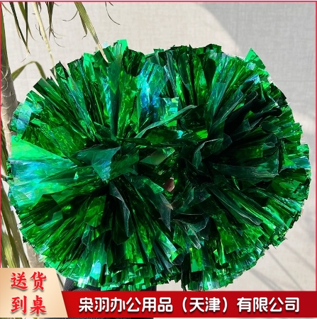 （大号六寸手柄款镭射红）啦啦队花球手拿花啦啦操跳舞运动会拉拉队手握舞蹈演出手柄镭射球