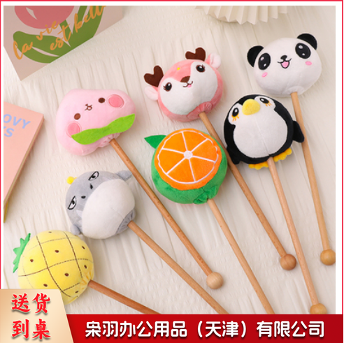 按摩锤敲打锤棒卡通可爱毛绒小锤子颈肩经络捶背部敲背捶背器神器