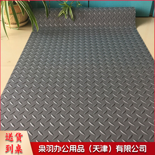 牛筋防滑地垫 塑料加厚耐磨阻燃pvc地胶 1米宽*1米长【加厚】