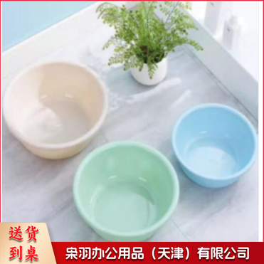 加厚小号耐摔塑料脸盆宿舍面盆脚盆 颜色随机