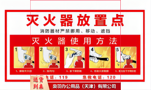 标识牌  ( 灭火器放置点)