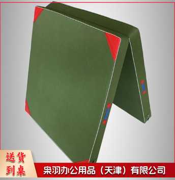 体操垫仰卧起坐垫叠绿色保护垫60*120*5厘米 牛津布