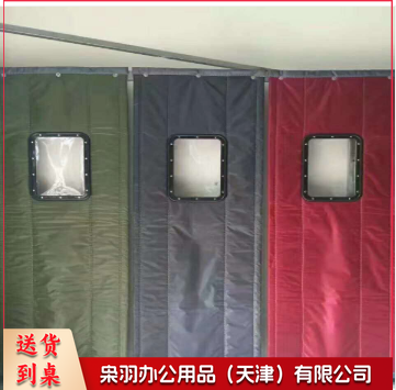 1680牛津布 棉门帘优质牛筋布材质 军绿色 三层棉