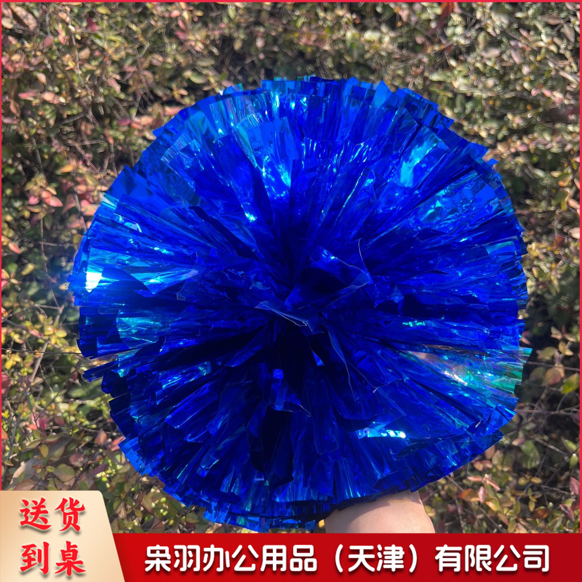 （大号六寸手柄款炫彩）啦啦队花球手拿花啦啦操跳舞运动会拉拉队手握舞蹈演出手柄镭射球