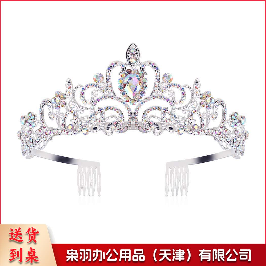 新款欧美时尚热卖水晶皇冠礼仪腰带绶带套装生日派对王冠头饰