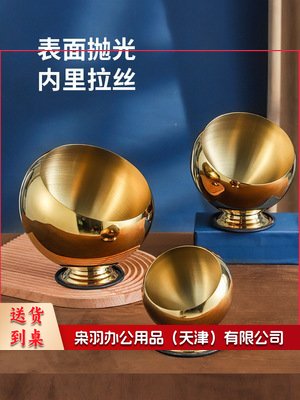 22有座斜口碗（镀钛）