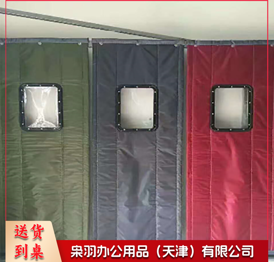 定制牛津布棉门帘两层厚（含安装）单位：平米