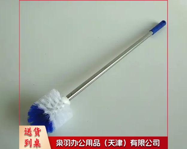 坐便器清洁刷-不锈钢长柄洗厕所刷子 马桶刷-颜色随机