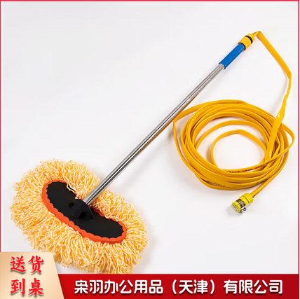 洗车刷车擦车工具 除尘软毛刷 圆黄纳米通水刷+10m水管