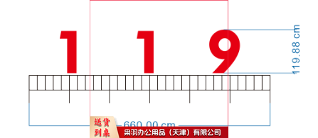 铁皮字喷塑119牌子660*119.88