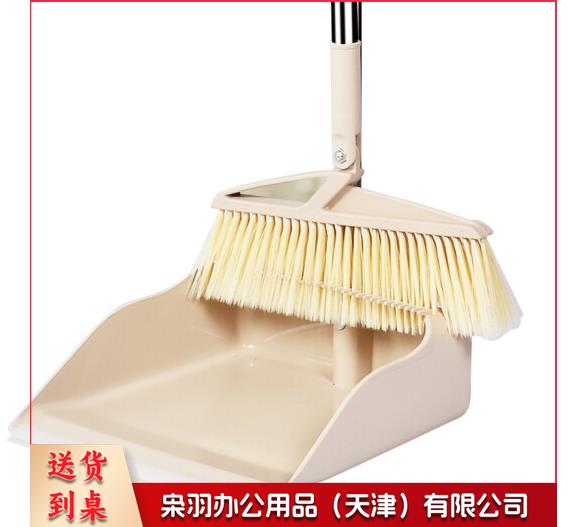 扫把套装 仿猪毛扫把两件套 笤帚刮水器簸箕垃圾铲 FW1457