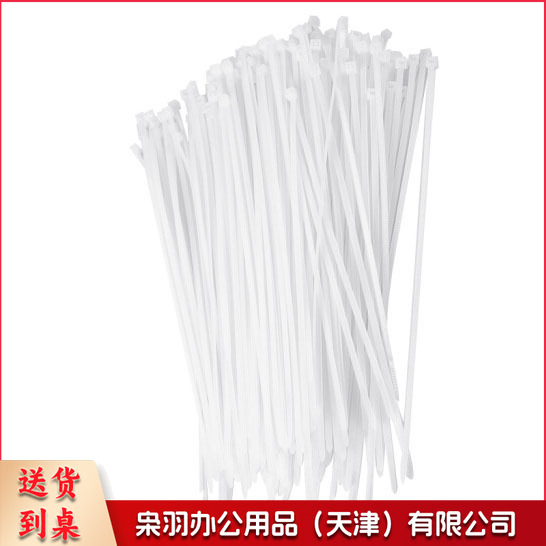 扎带尼龙塑料拉紧器高强度捆绑扎线固定扣勒死狗束带自锁式白3*100