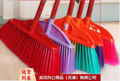 扫帚 木柄塑料扫把单个家用学校扫帚硬毛环卫宿舍工车间厂普通扫帚硬毛笤帚批发20把起售