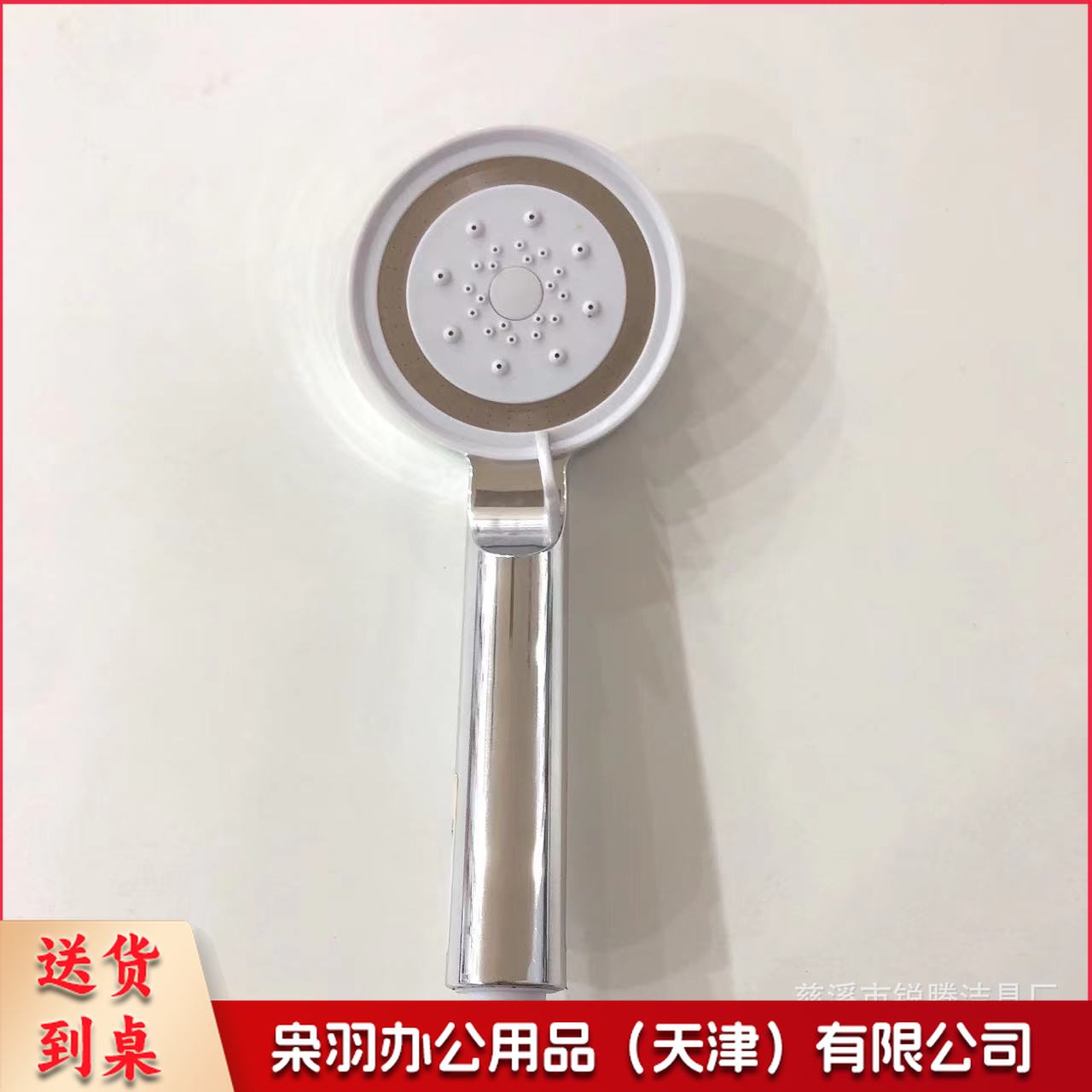 花洒喷头 淋浴喷头 淋浴配件 花洒配件 五档多功能大出水喷雾增压淋浴手持式花洒喷头磨砂黑色莲蓬头套装（1.2米小双扣全塑+自封袋）