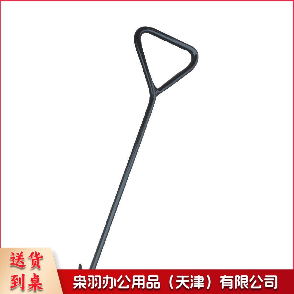 井盖拉勾 钩子开下水道物业钩子拉杆 卷帘门拉钩挂钩拉货钩 65cm