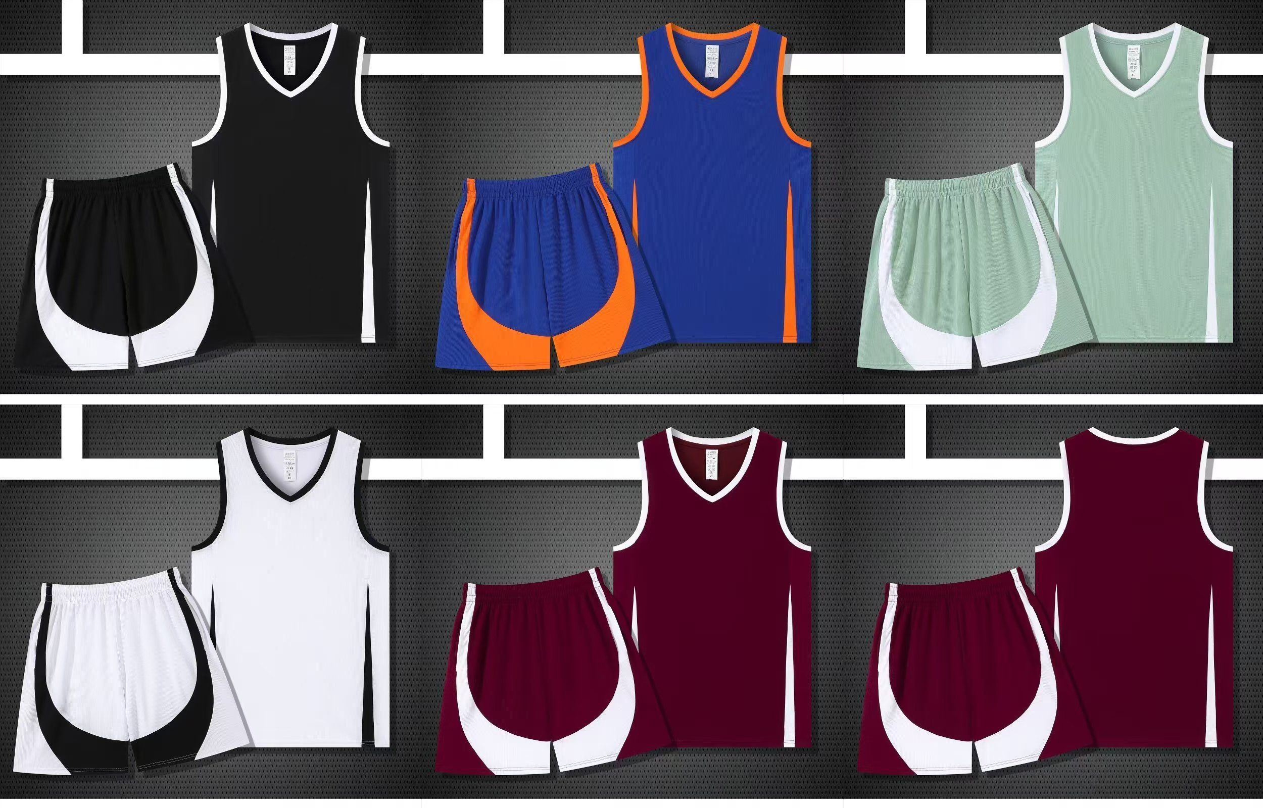 篮球服球服可定制透气无求篮球服男女同款颜色可选