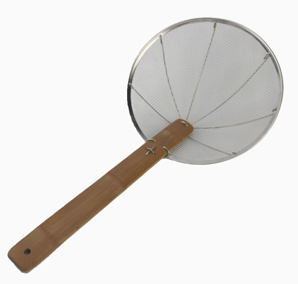 漏勺煮面汤粉沥水焯水漏网捞面工具竹把笊篱