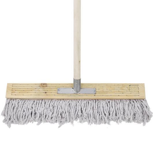 木柄老式棉线拖把 工厂车间物业用大号尘推排拖 60厘米