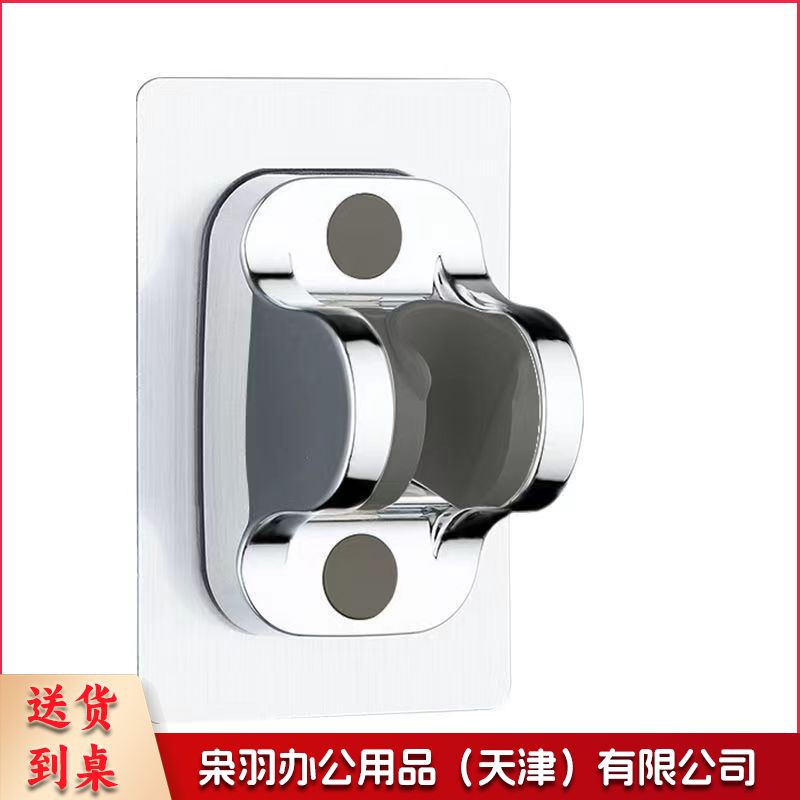 花洒喷头 淋浴喷头 淋浴配件 花洒配件 五档多功能大出水喷雾增压淋浴手持式花洒喷头磨砂黑色莲蓬头套装（厦门免打孔银色）