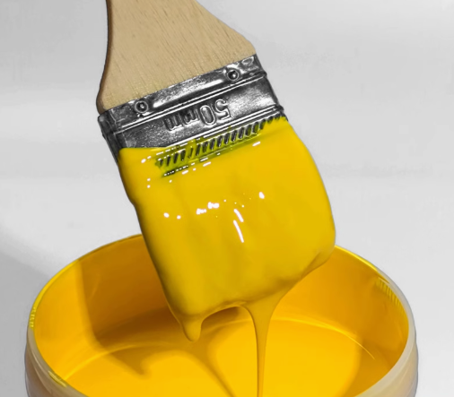 犀羽 黄色油漆桶装小桶米黄金属防锈漆1斤/桶