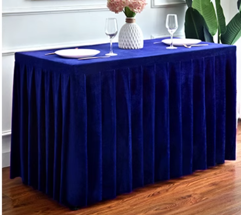深蓝色桌布长方形办公会议桌布 160*400cm