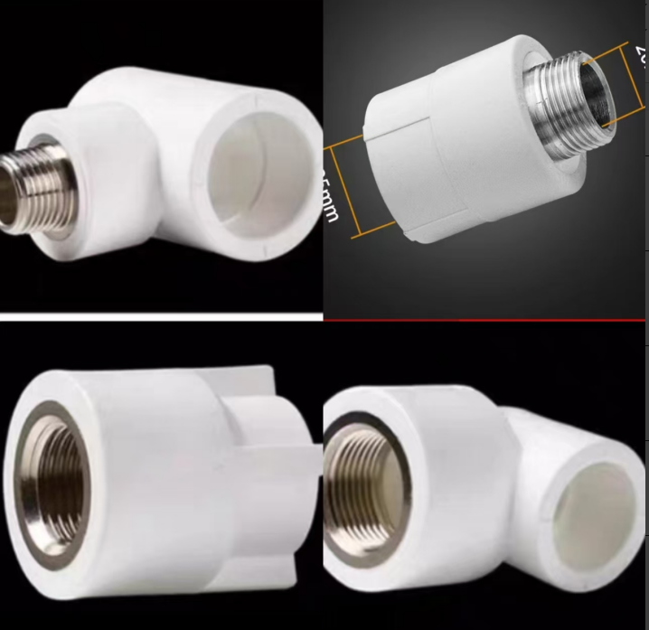 热熔管箍弯头内丝、外丝 6分