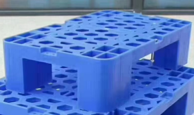 塑料托盘叉车托盘仓库货物防潮托盘平板四脚垫板600*400*120mm