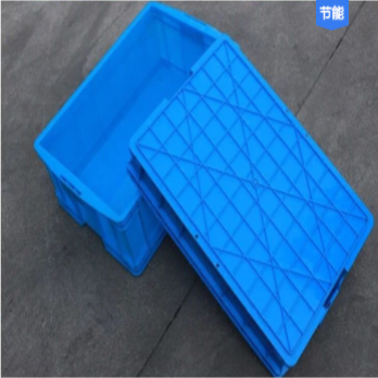加厚塑料筐收纳箱 周转箱 蓝箱子 640*420*260