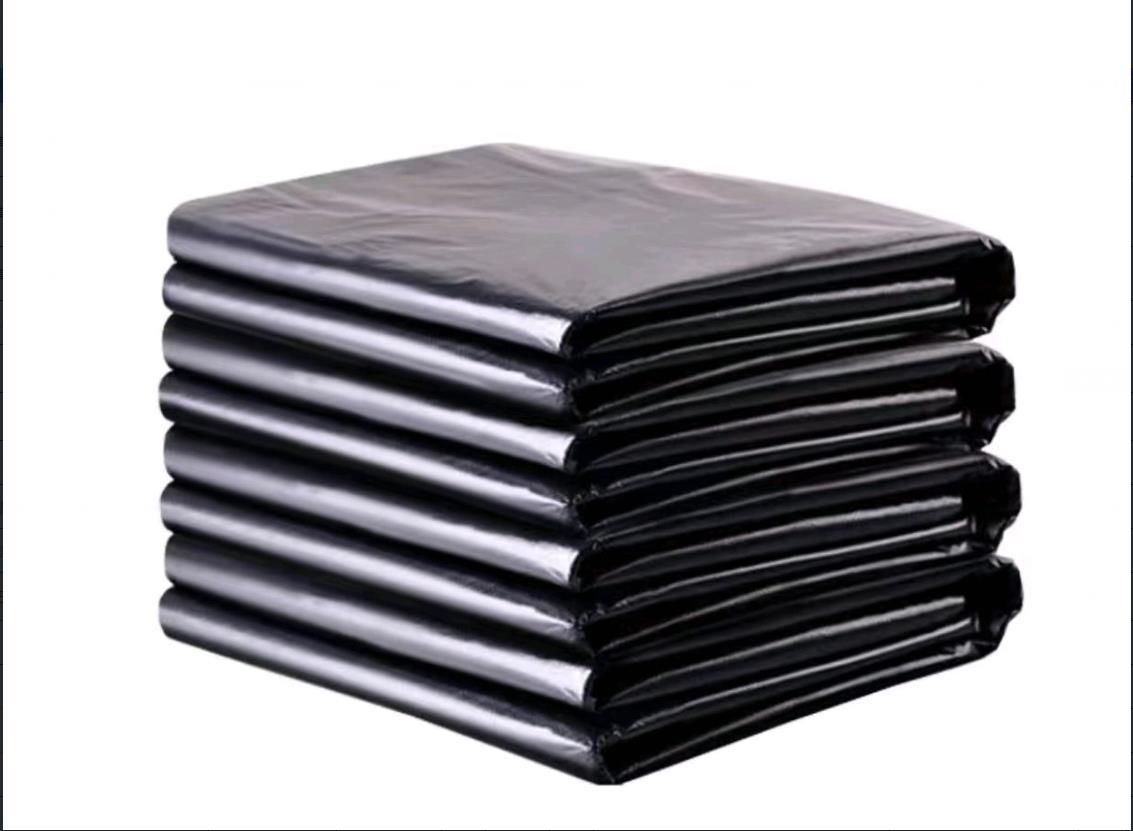 40*50CM 平口垃圾袋 黑色 100个/卷(单位卷)